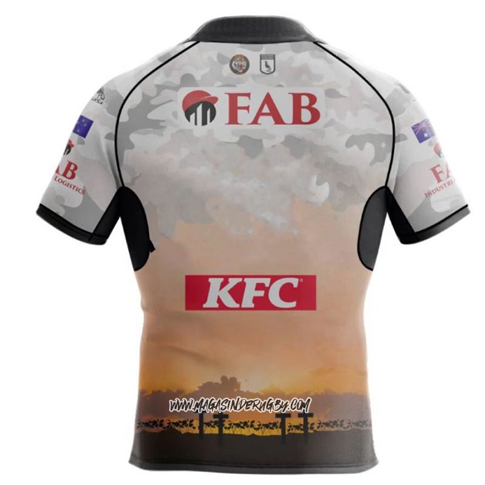 Maillot Wests Tigers Rugby 2023 ANZAC